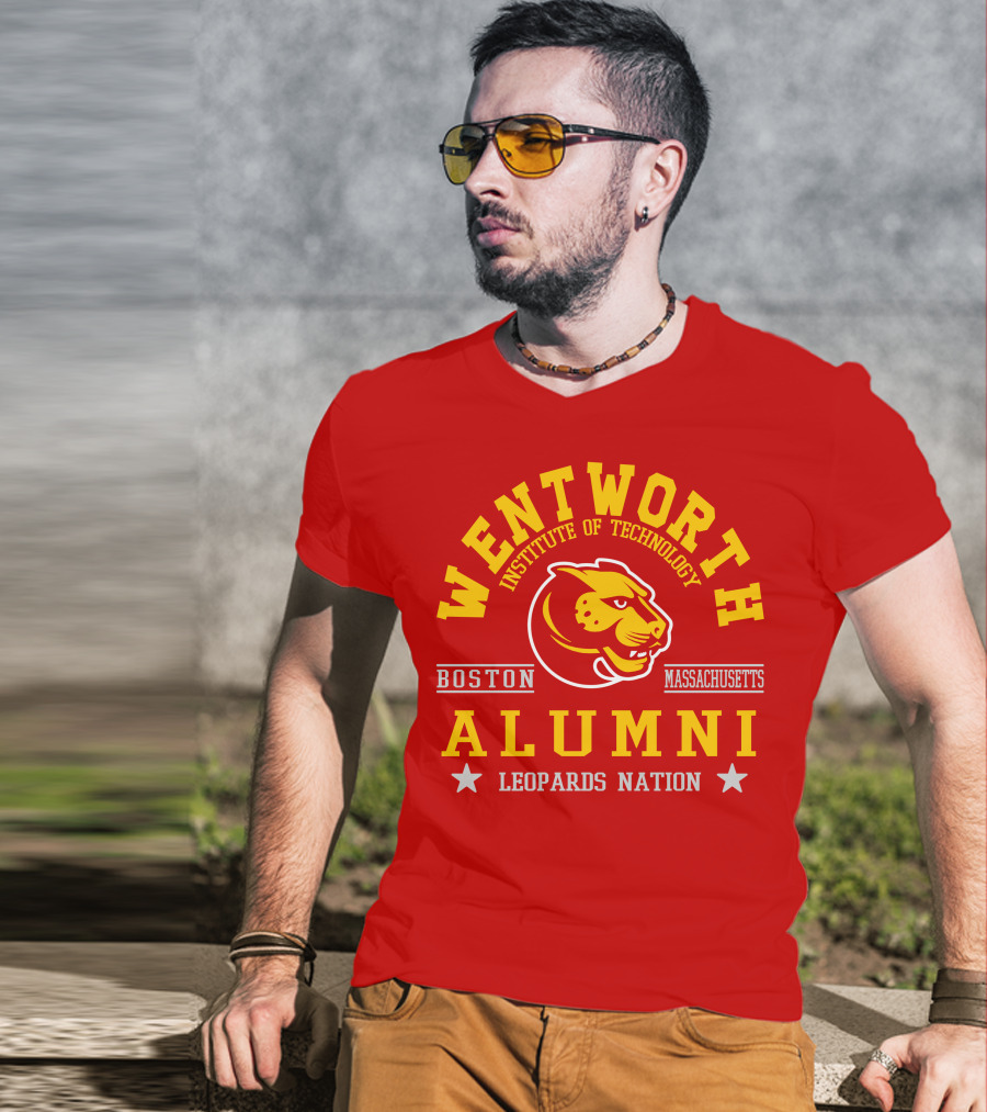 Wentworth Institute Of Technology Alumni Leopards Nation Boston Massachusetts T-Shirt