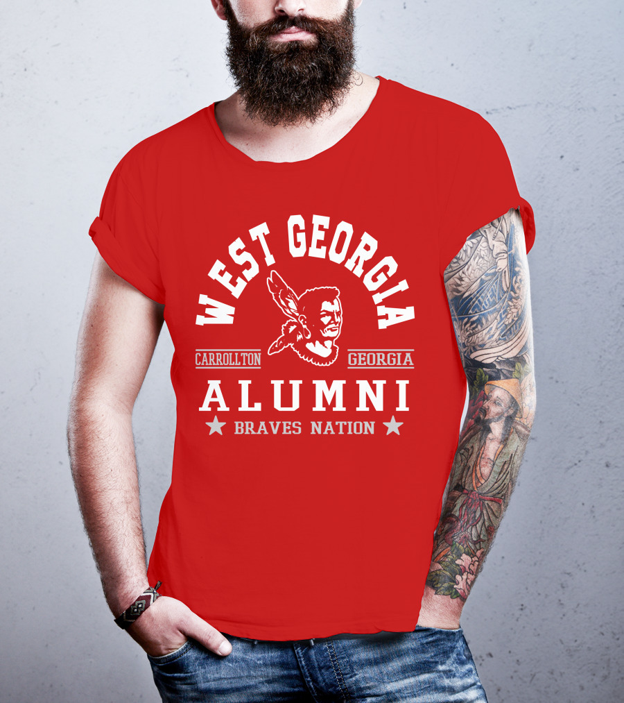 West Georgia Carrollton Georgia Alumni Braves Nation T-Shirt