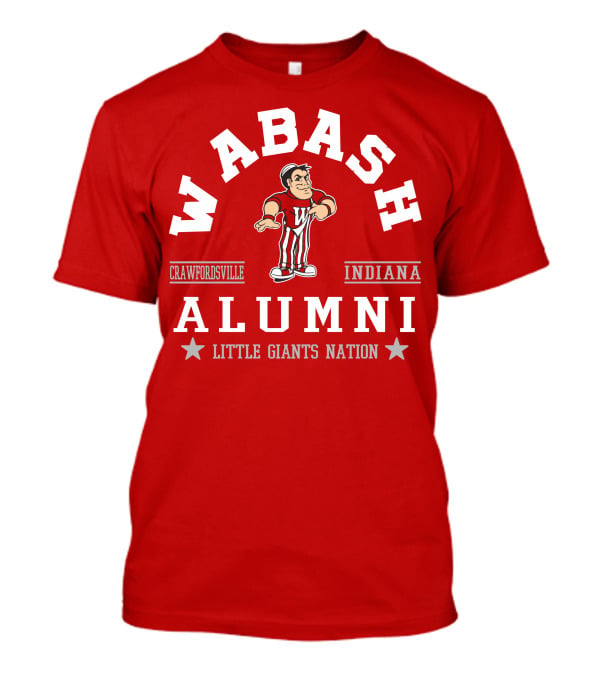 Wabash Alumni Crawsfordville Indiana Little Giants Nation T-Shirt