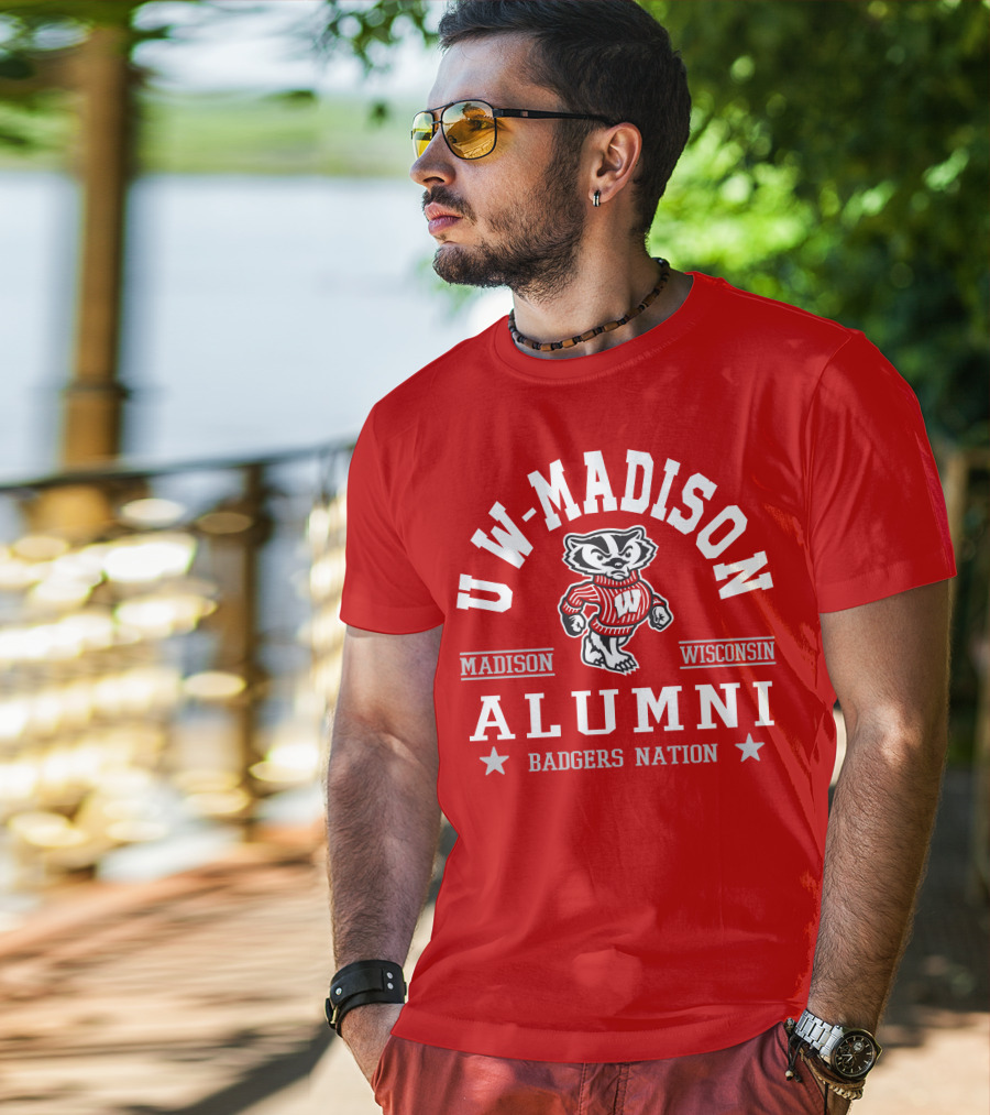 UW–Madison Alumni Badgers Nation Madison Wisconsin T-Shirt