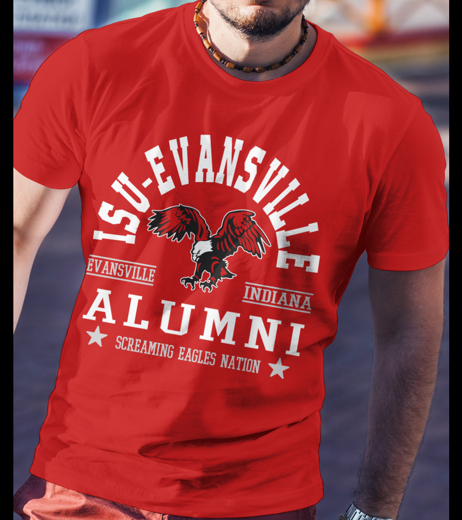 ISU-Evansville Indiana Alumni Screaming Eagles Nation T-Shirt