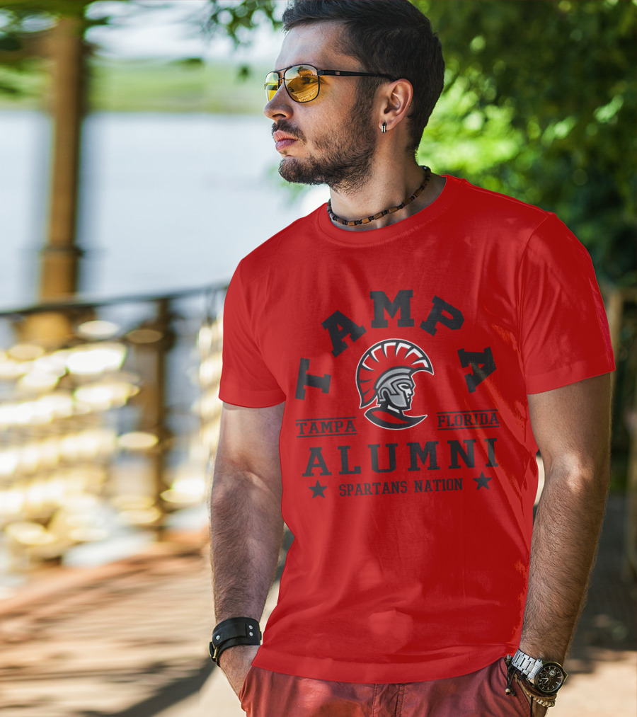 Tampa Florida Alumni Spartans Nation T-Shirt