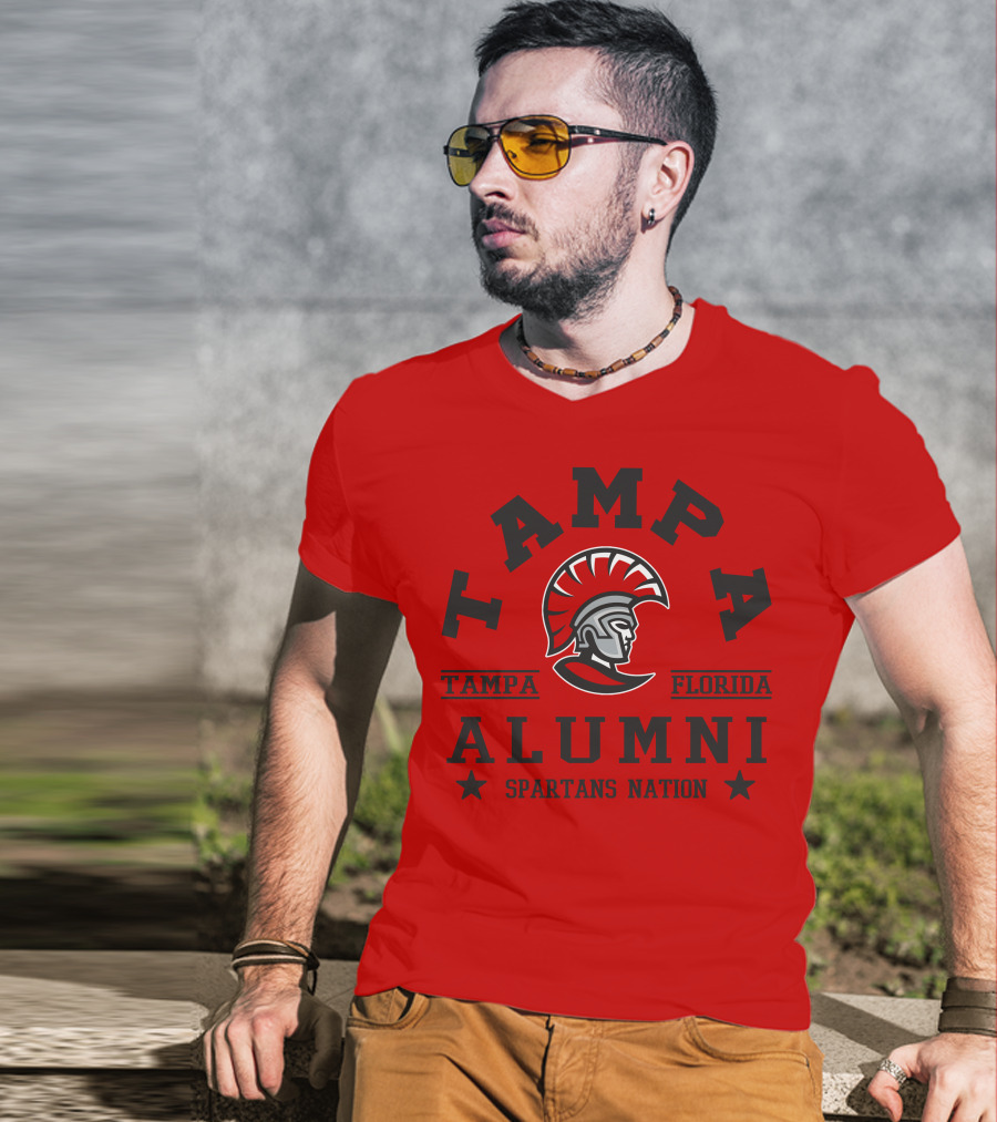Tampa Florida Alumni Spartans Nation T-Shirt