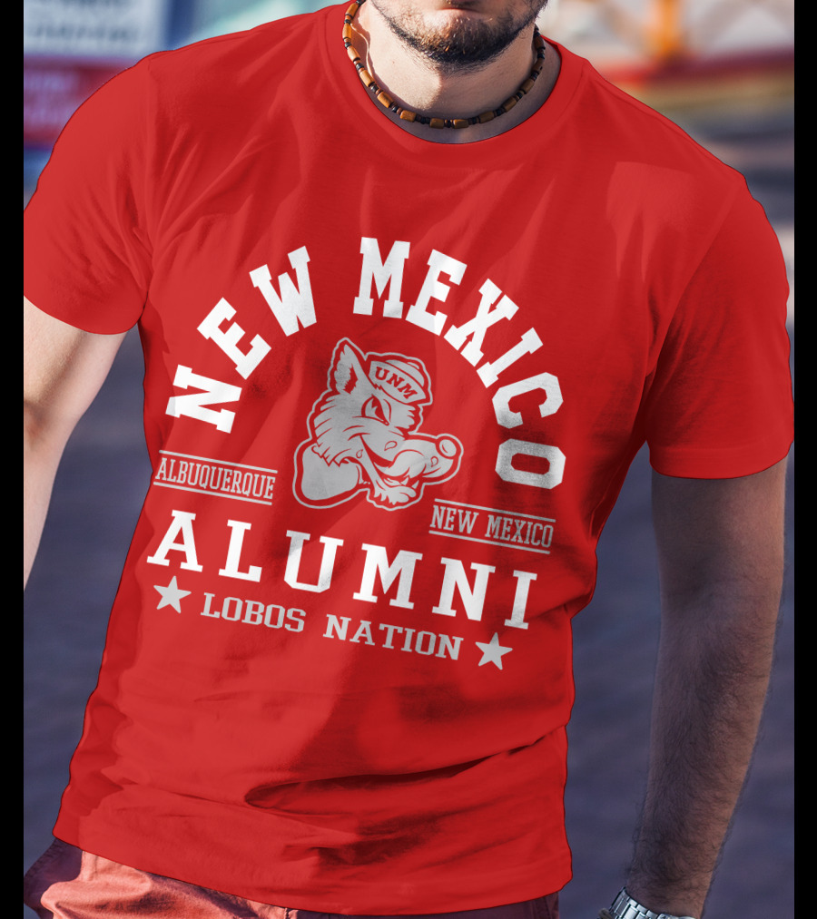 New Mexico Alumni UNM Lobos Nation Albuquerque T-Shirt