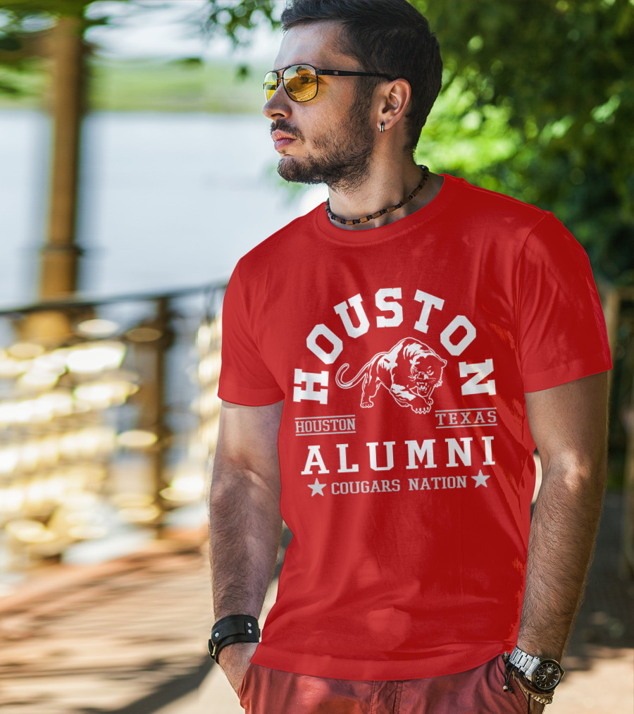 Houston Alumni Cougars Nation Texas T-Shirt