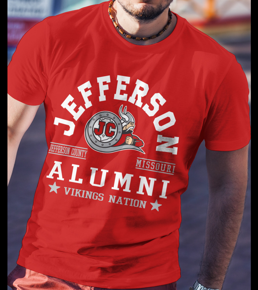 Jefferson County Missouri Alumni Vikings Nation T-Shirt