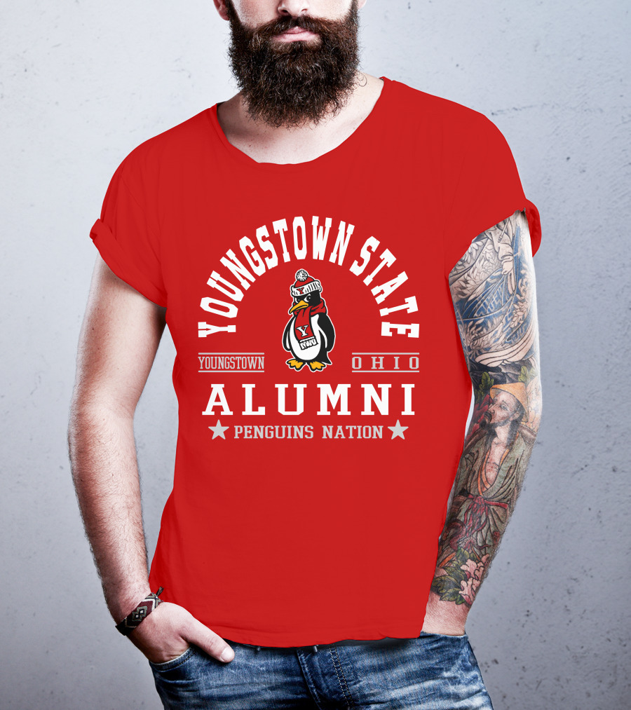 Youngstown State Ohio Alumni Penguins Nation T-Shirt
