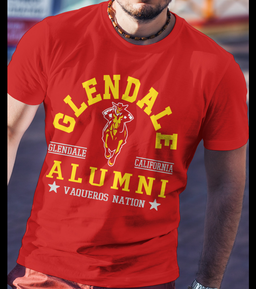 Glendale California Alumni Vaqueros Nation T-Shirt