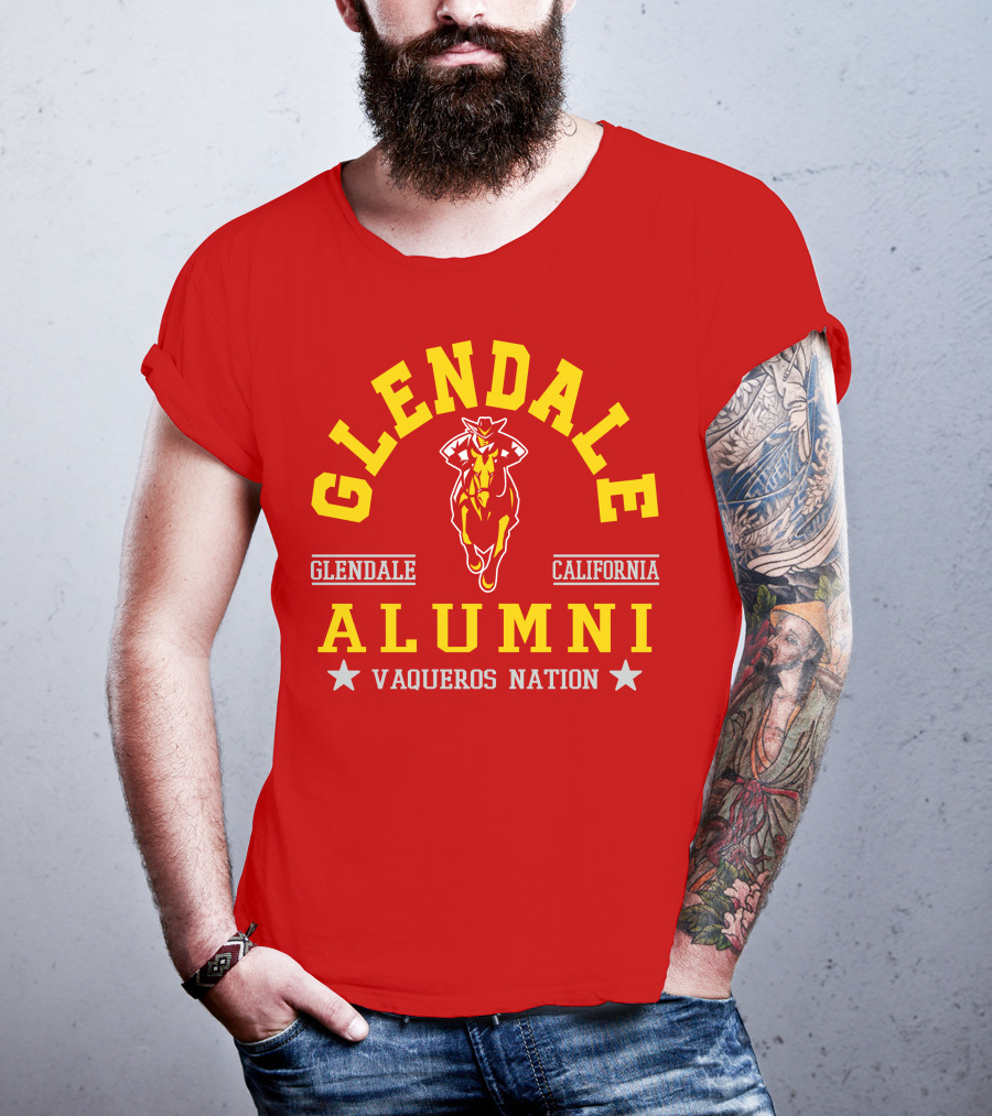 Glendale California Alumni Vaqueros Nation T-Shirt