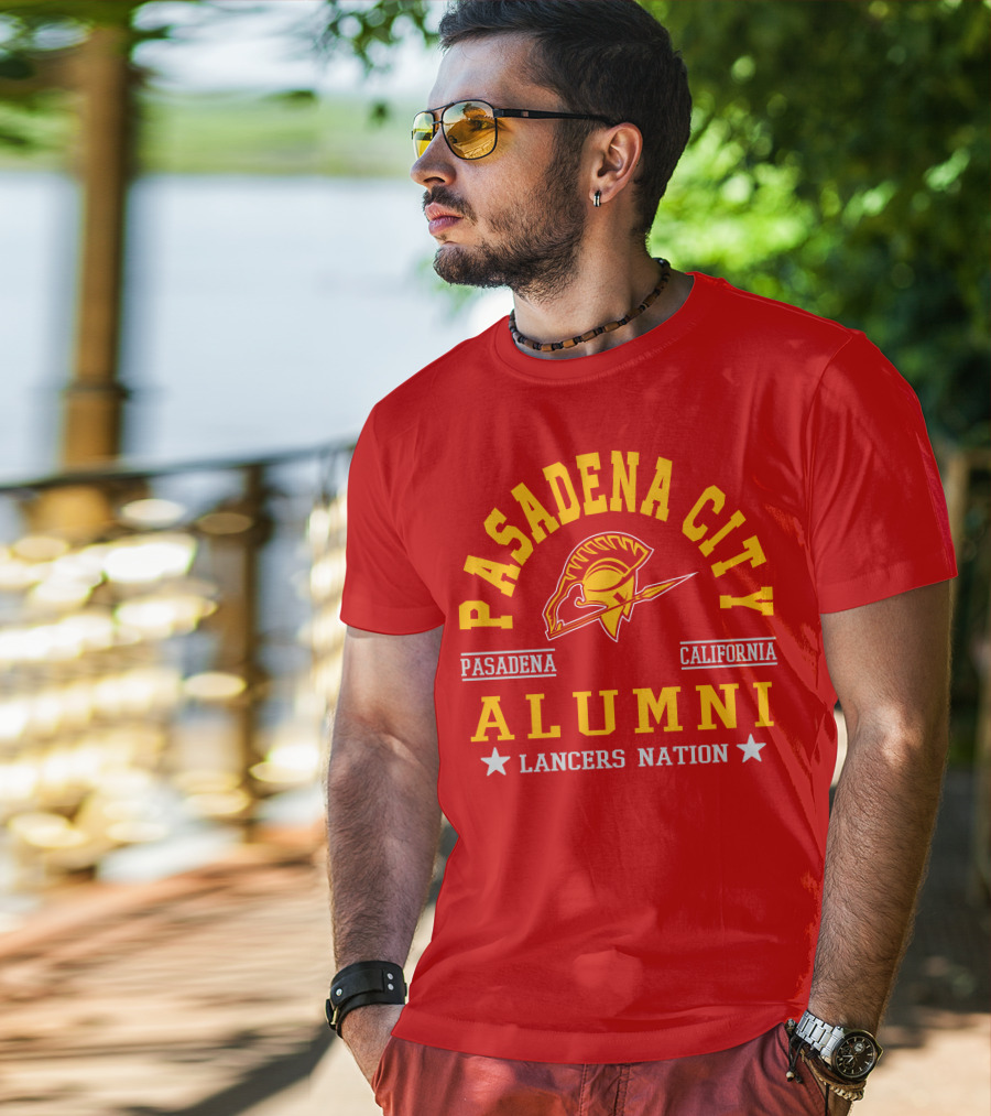 Pasadena City Alumni Lancers Nation Pasadena California T-Shirt