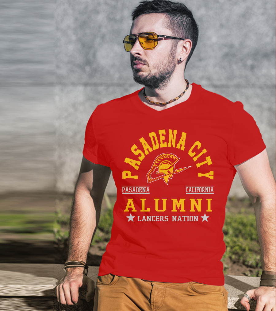 Pasadena City Alumni Lancers Nation Pasadena California T-Shirt