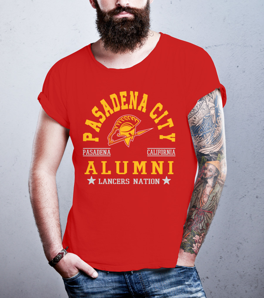 Pasadena City Alumni Lancers Nation Pasadena California T-Shirt