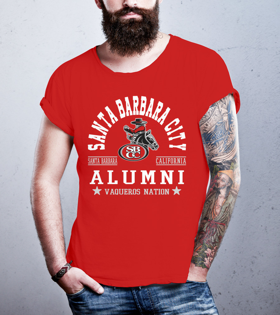 Santa Barbara City College Alumni Vaqueros Nation California SBCC T-Shirt