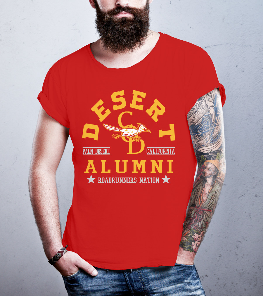 Desert Alumni Palm Desert California Roadrunners Nation T-Shirt