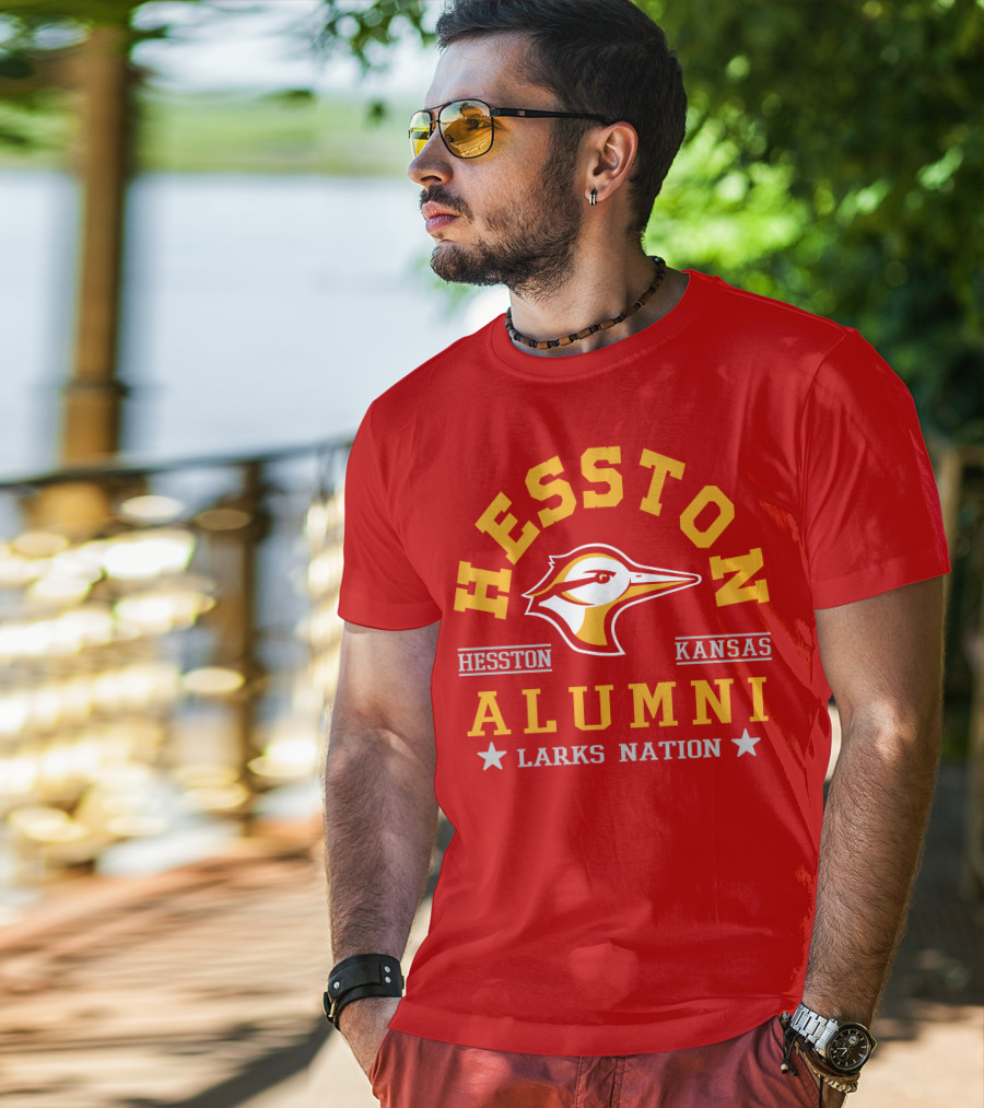 Hesston Kansas Alumni Larks Nation Hesston T-Shirt