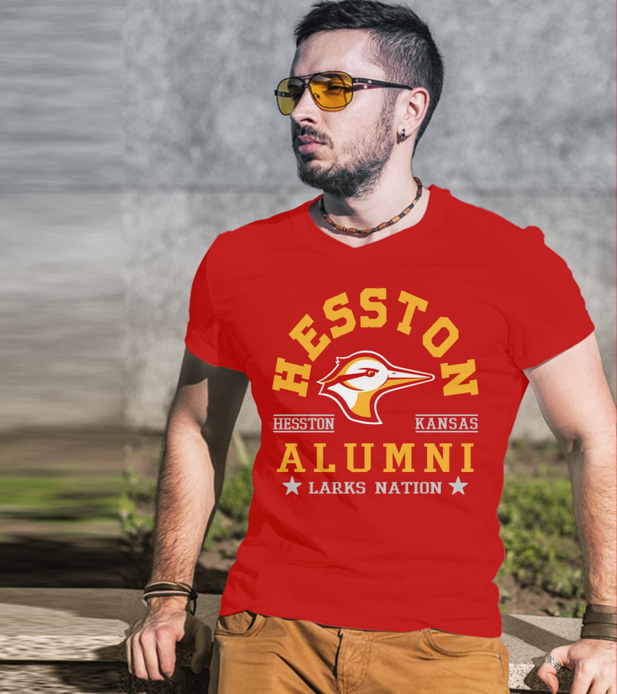 Hesston Kansas Alumni Larks Nation Hesston T-Shirt