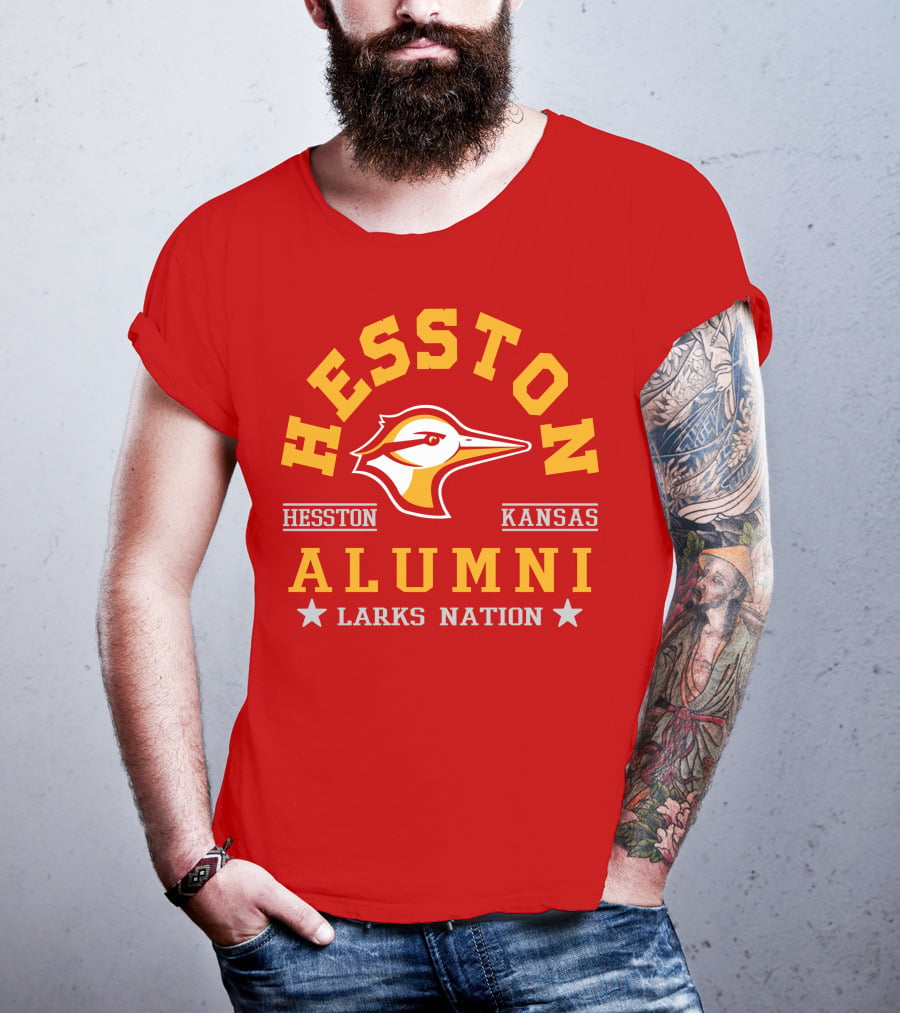Hesston Kansas Alumni Larks Nation Hesston T-Shirt