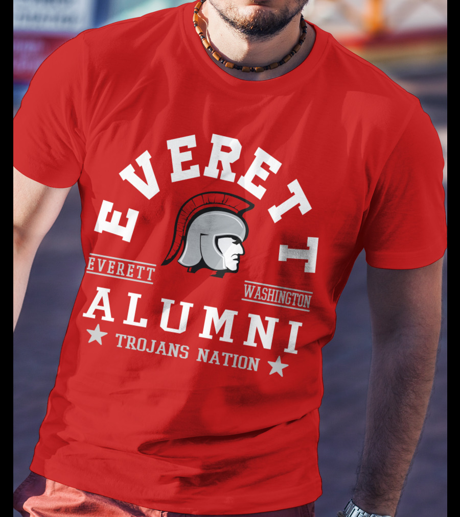 Everett Washington Alumni Trojans Nation T-Shirt