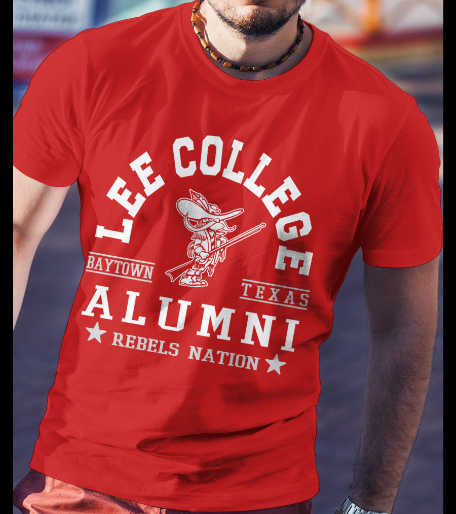 Lee College Baytown Texas Alumni Rebels Nation T-Shirt