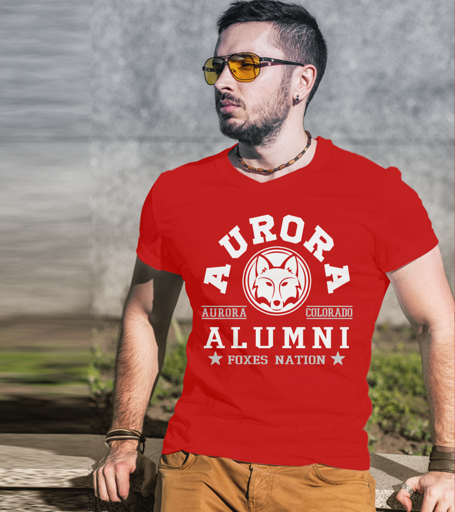 Aurora Colorado Alumni Foxes Nation T-Shirt