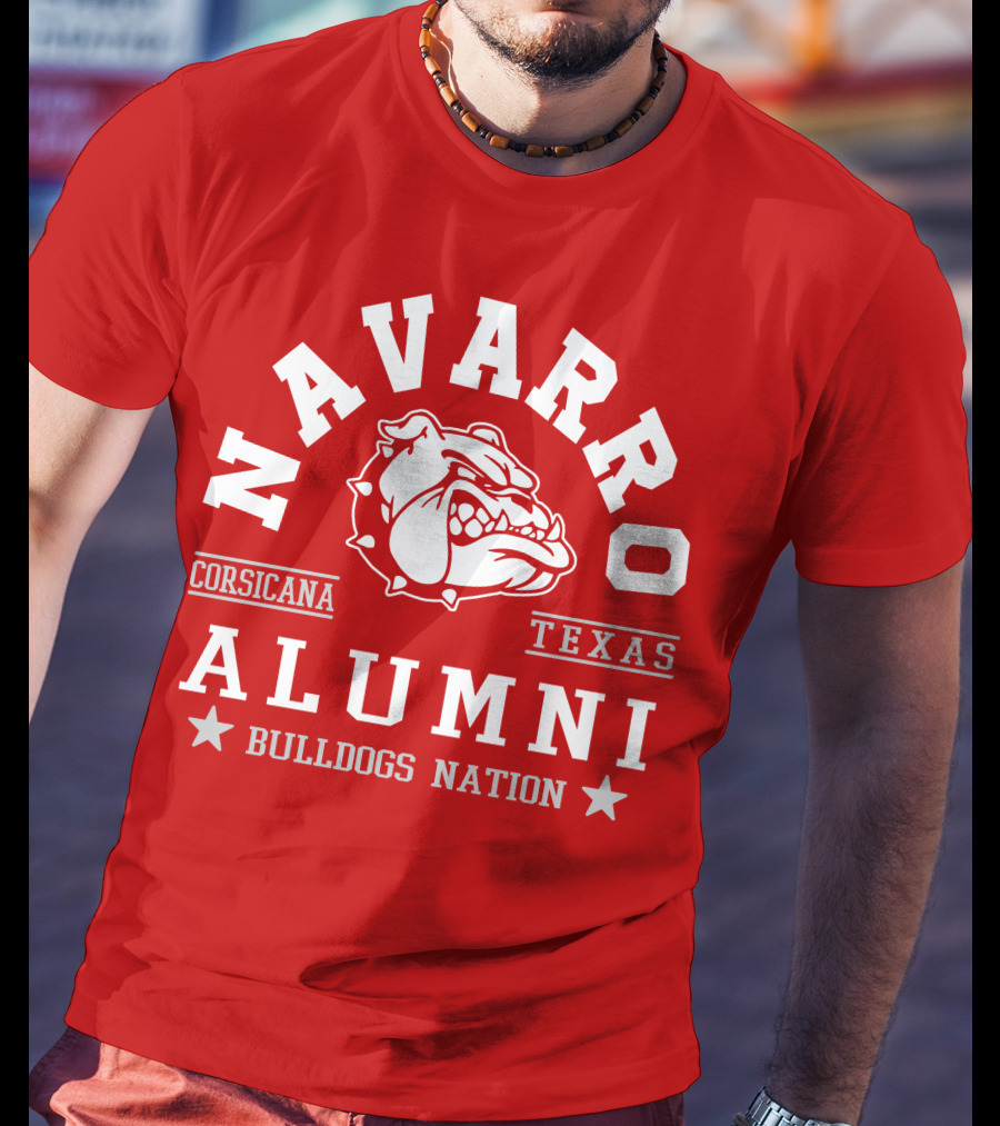 Navarro Corsicana Texas Alumni Bulldogs Nation T-Shirt