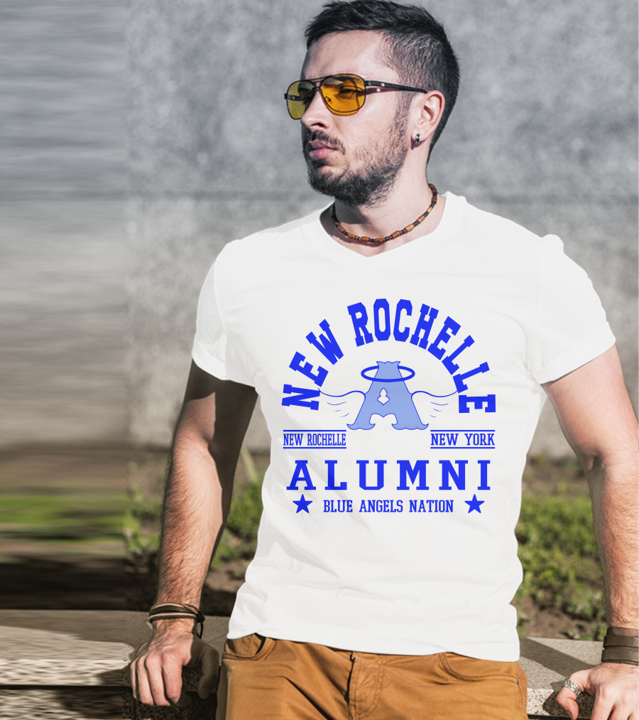 New Rochelle Alumni Blue Angels Nation New York T-Shirt