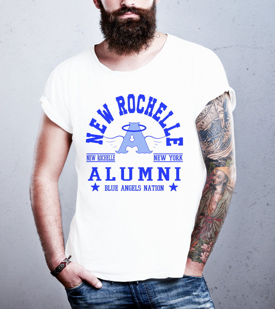New Rochelle Alumni Blue Angels Nation New York T-Shirt