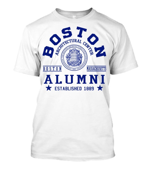 Boston Architectural Center Alumni Established 1889 Boston Massachusetts T-Shirt