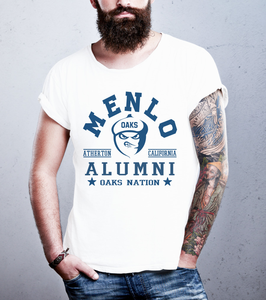 Menlo Oaks Alumni Atherton California Oaks Nation T-Shirt
