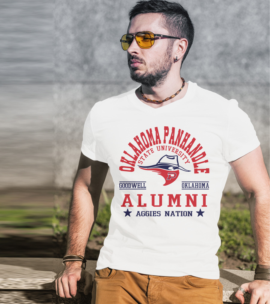Oklahoma Panhandle State University Alumni Aggies Nation Goodwell Oklahoma T-Shirt