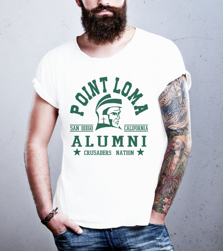 Point Loma Alumni San Diego California Crusaders Nation T-Shirt