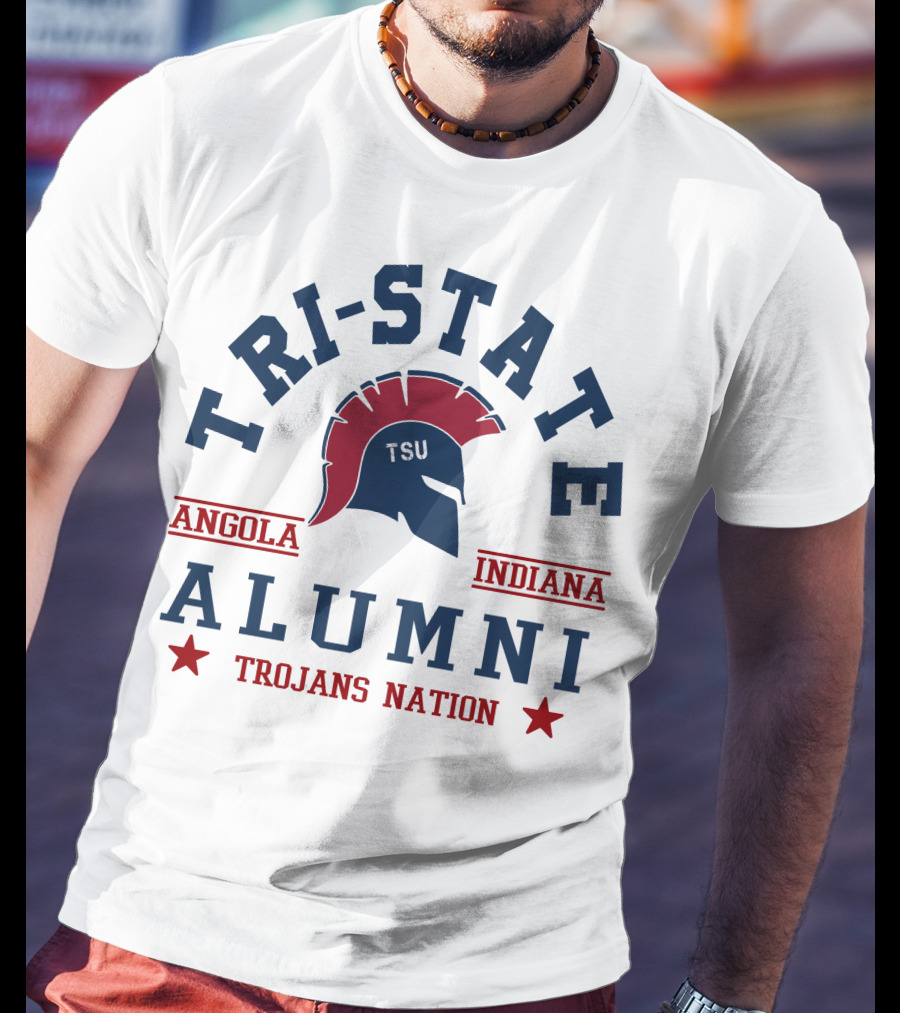 Tri-State Alumni Angola Indiana Trojans Nation TSU T-Shirt