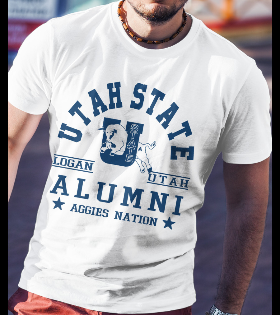 Utah State Alumni Logan Utah Aggies Nation T-Shirt