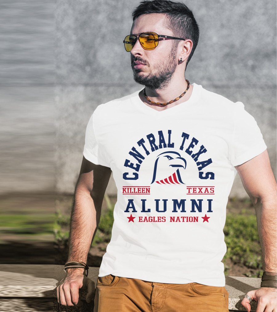 Central Texas Killeen Texas Alumni Eagles Nation T-Shirt