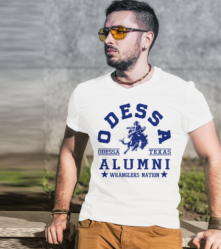 Odessa Texas Alumni Wranglers Nation T-Shirt