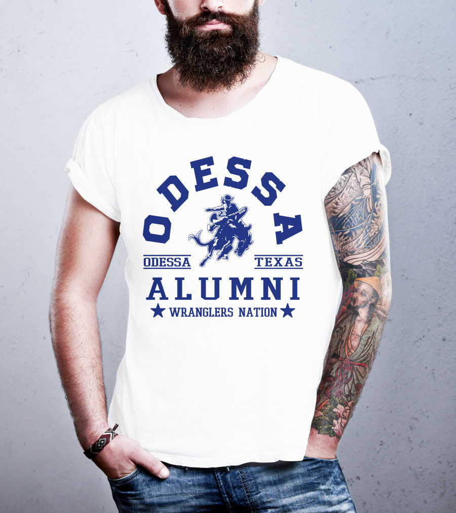 Odessa Texas Alumni Wranglers Nation T-Shirt