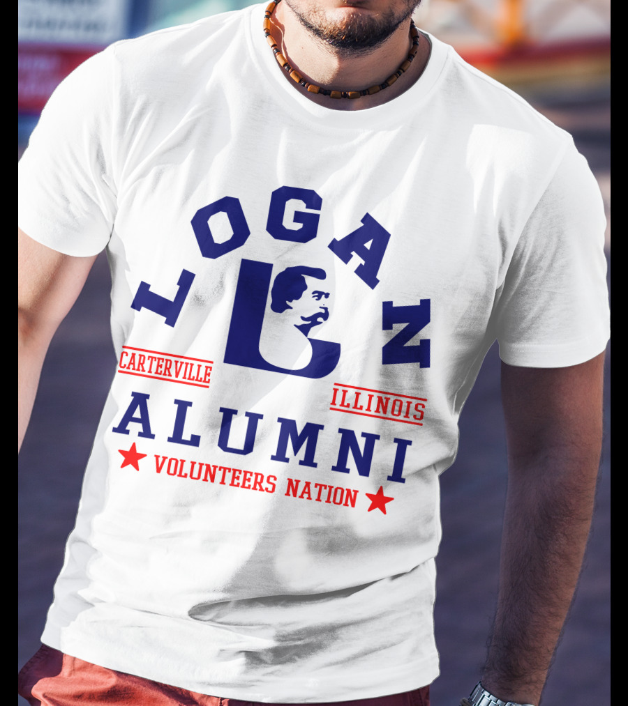 Logan Alumni Carterville Illinois Volunteers Nation T-Shirt