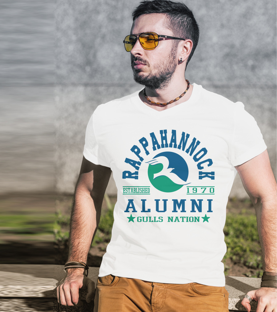 Rappahannock Alumni Established 1970 Gulls Nation T-Shirt