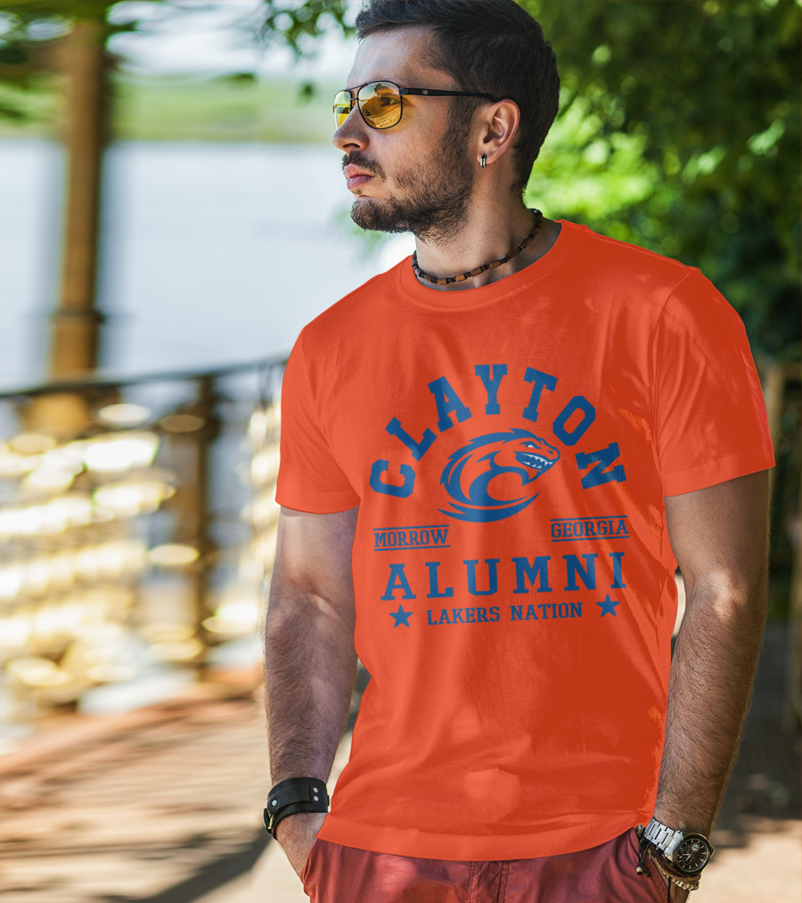 Clayton Morrow Georgia Alumni Lakers Nation T-Shirt