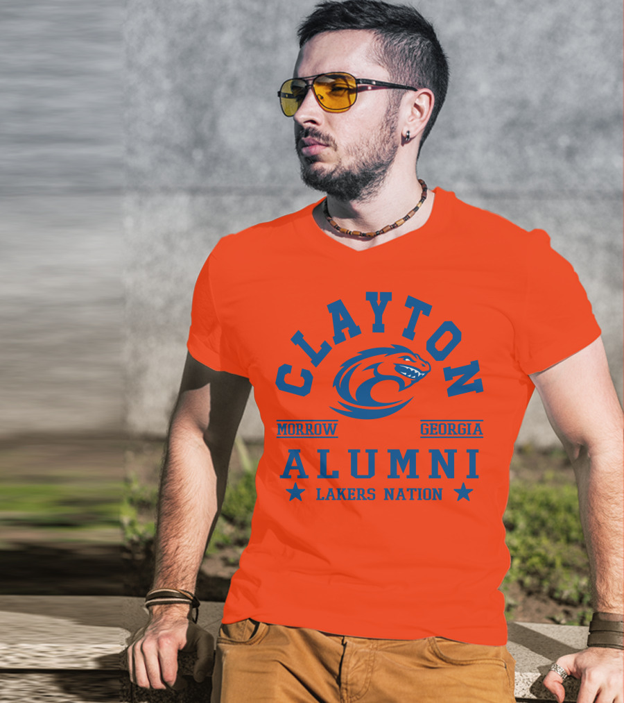 Clayton Morrow Georgia Alumni Lakers Nation T-Shirt