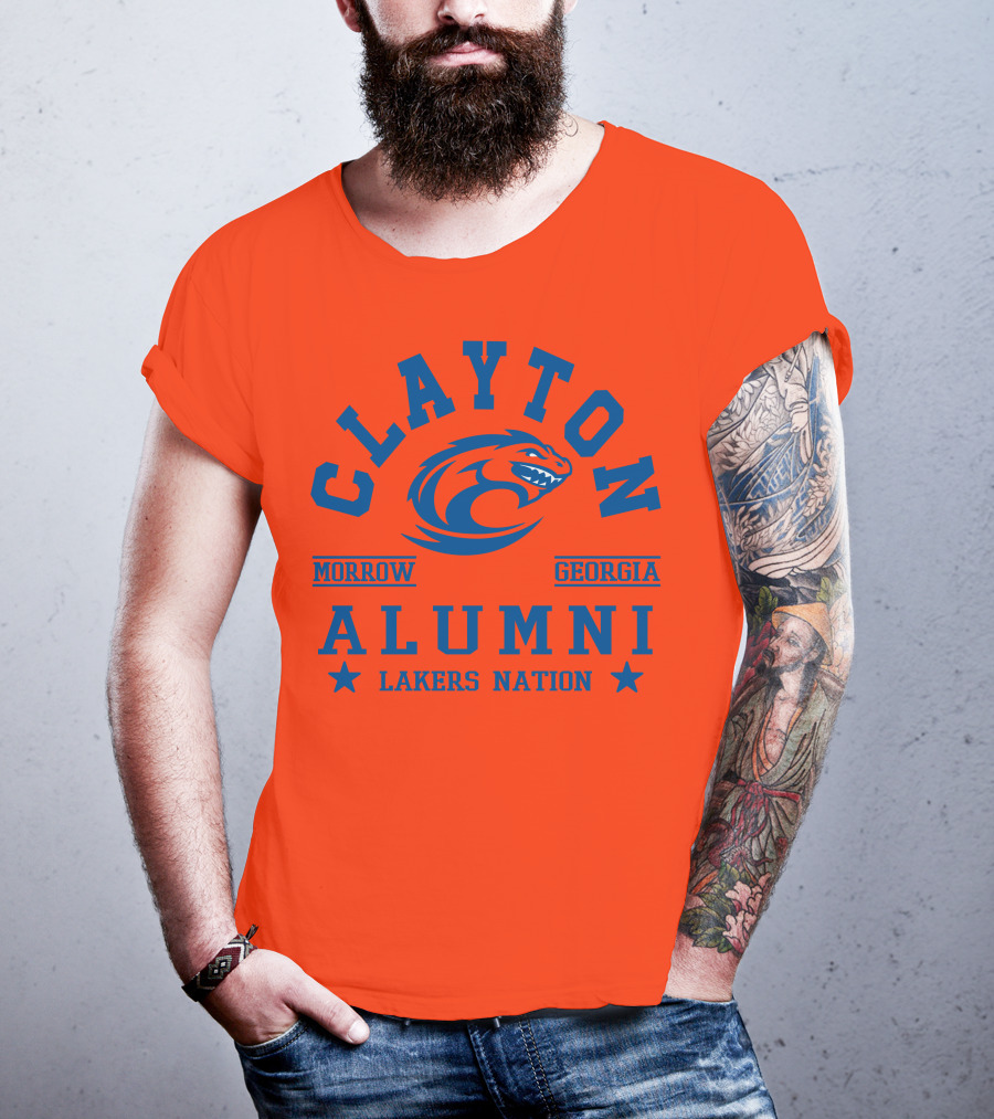 Clayton Morrow Georgia Alumni Lakers Nation T-Shirt