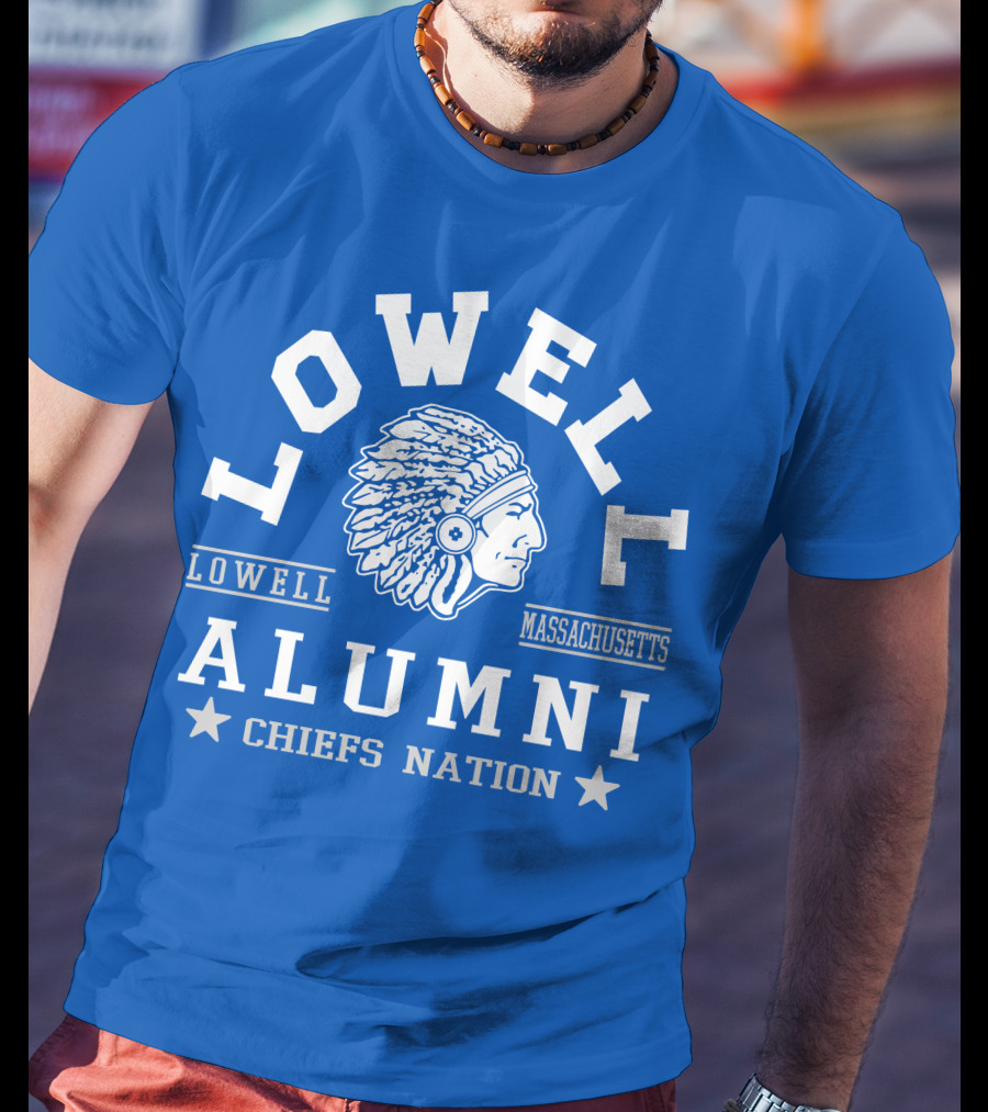Lowell Massachusetts Alumni Chiefs Nation T-Shirt