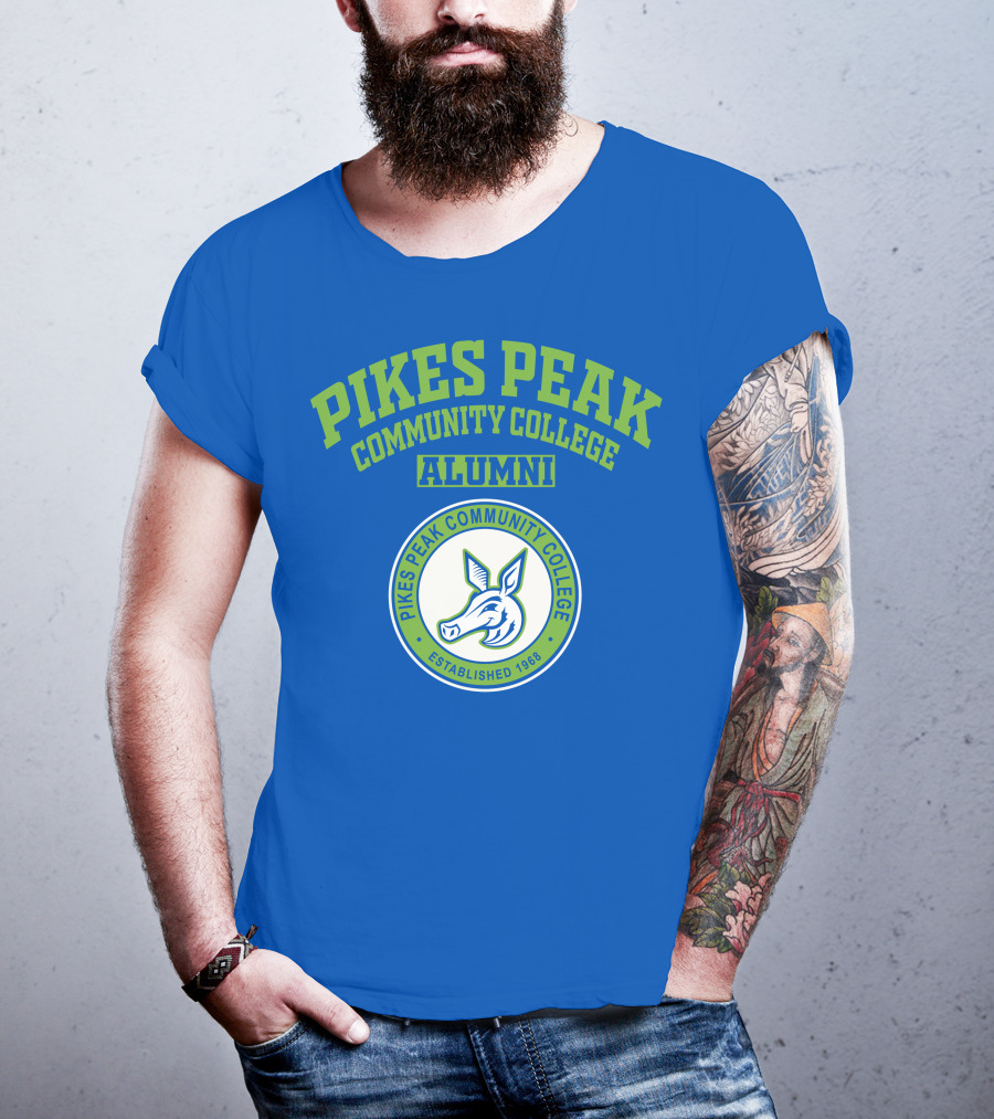 Pikes Peak Community College Alumni Established 1968 T-Shirt