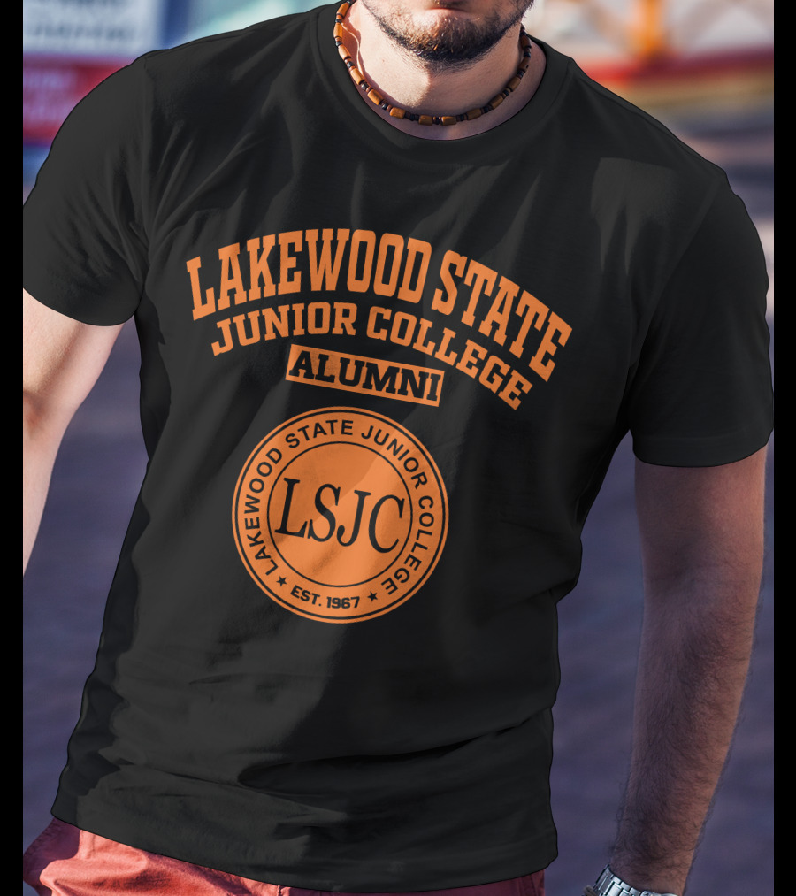Lakewood State Junior College Alumni LSJC Est. 1967 Orange T-Shirt