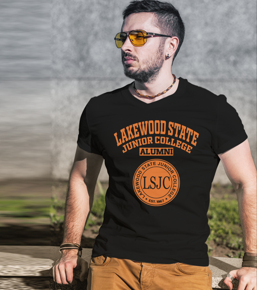 Lakewood State Junior College Alumni LSJC Est. 1967 Orange T-Shirt