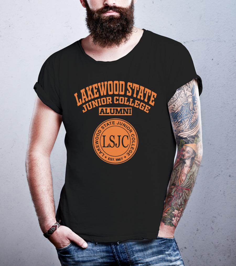 Lakewood State Junior College Alumni LSJC Est. 1967 Orange T-Shirt