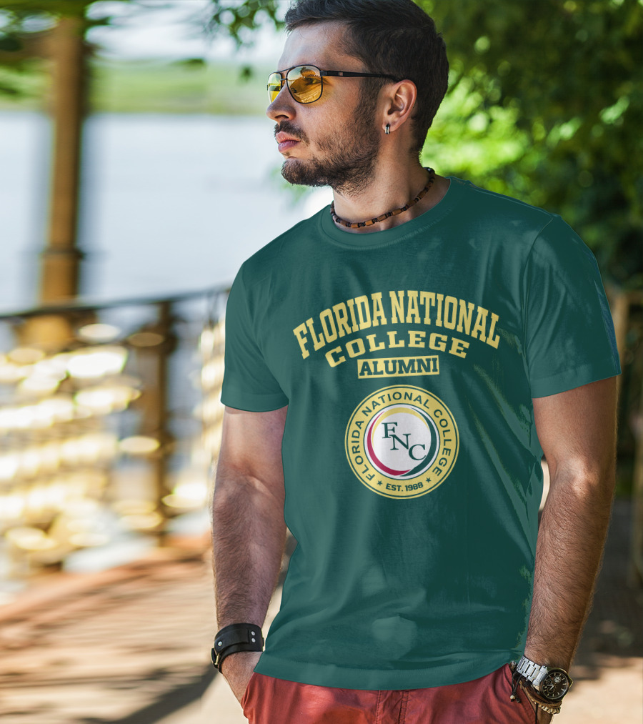 Florida National College Alumni FNC Est. 1988 T-Shirt