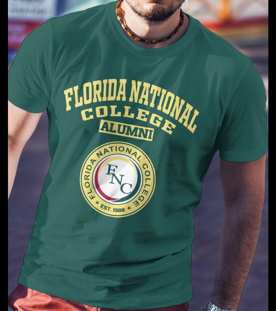 Florida National College Alumni FNC Est. 1988 T-Shirt