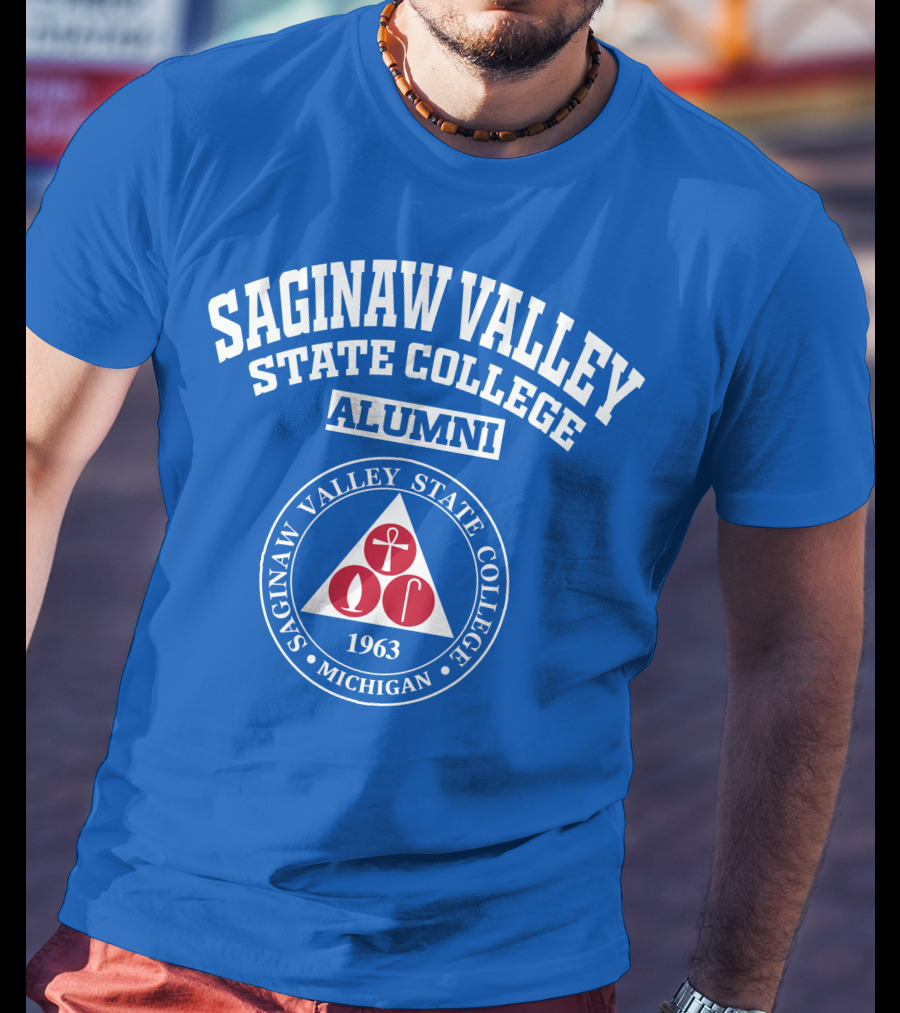 Saginaw Valley State College Alumni Michigan 1963 T-Shirt