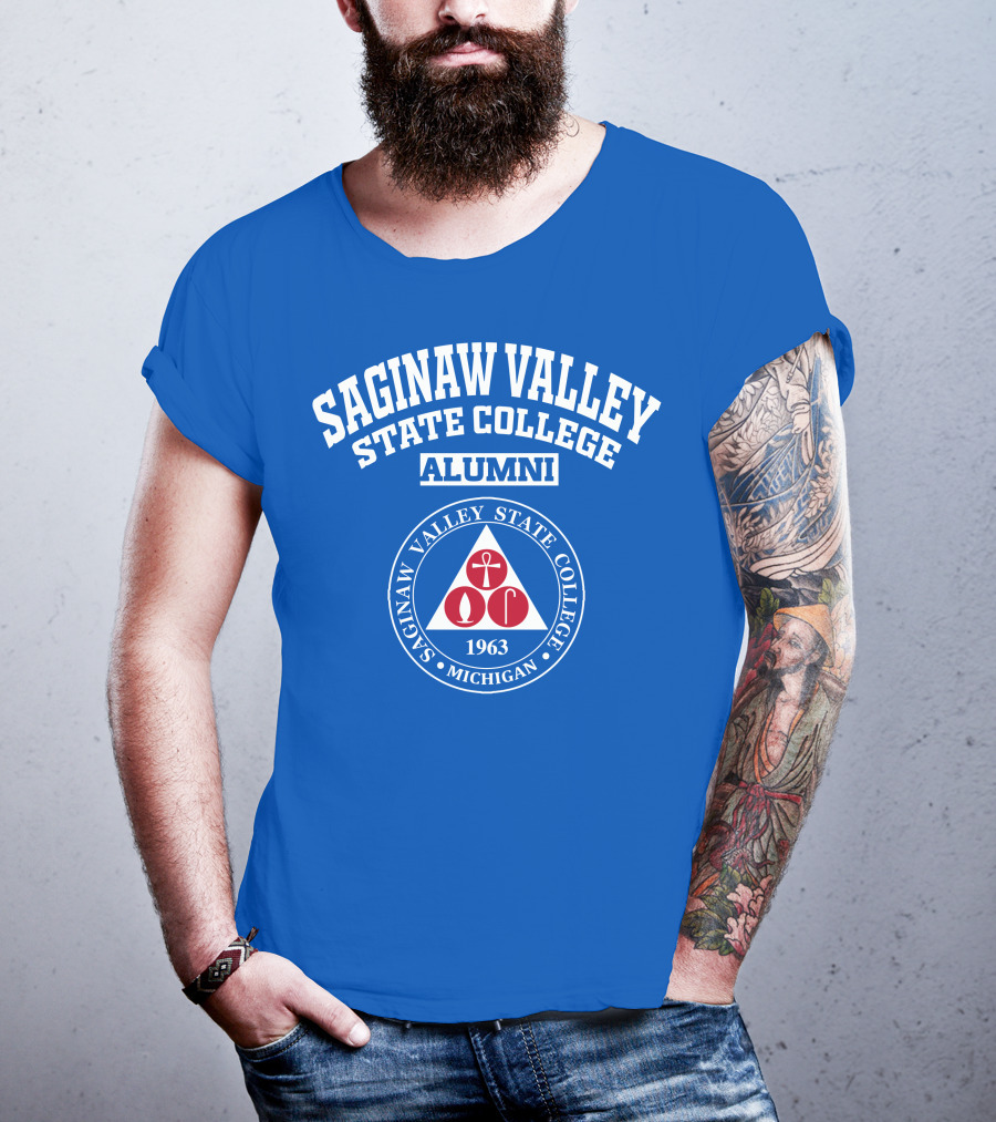 Saginaw Valley State College Alumni Michigan 1963 T-Shirt